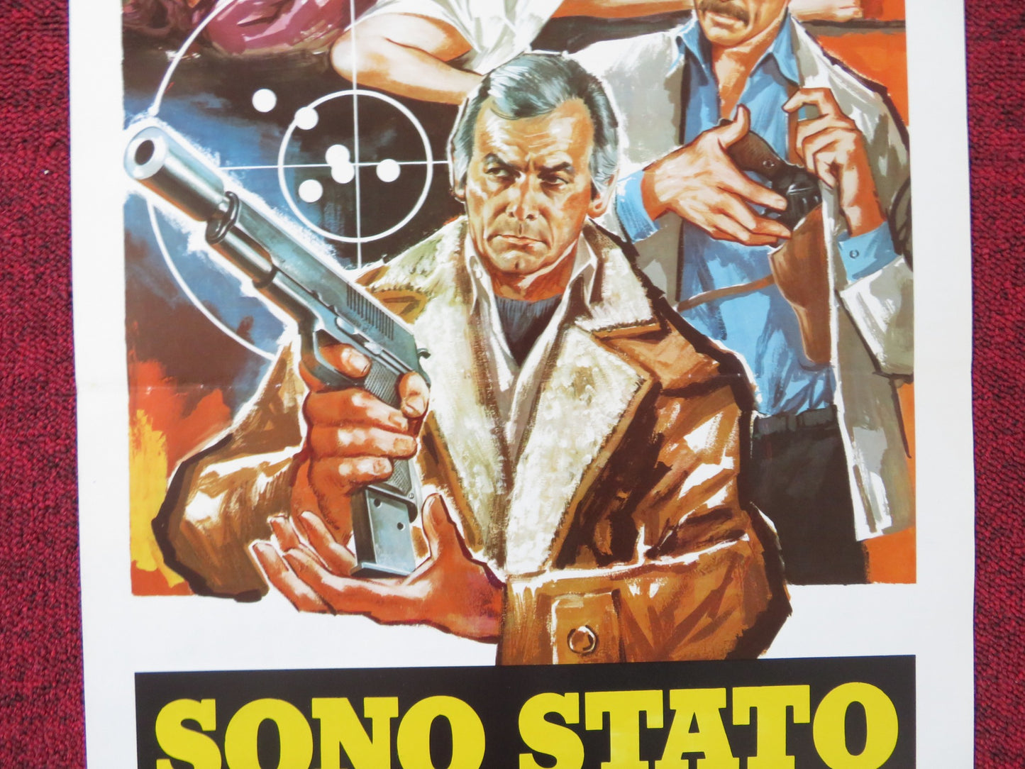 COVERT ACTION ITALIAN LOCANDINA POSTER DAVID JANSSEN CORINNE CLERY 1978