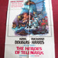 THE HEROES OF TELEMARK FOLDED US ONE SHEET POSTER KIRK DOUGLAS R. HARRIS 1965