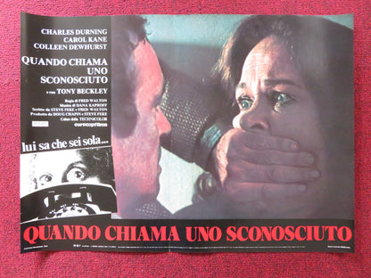 WHEN A STRANGER CALLS - E ITALIAN FOTOBUSTA POSTER CAROL KANE RUTANYA ALDA 1979