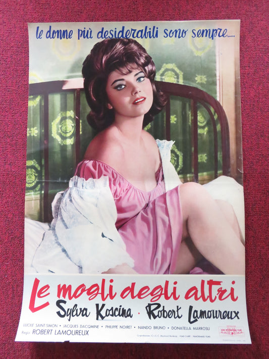 RAVISHING - G ITALIAN FOTOBUSTA POSTER ROBERT LAMOUREUX SYLVA KOSCINA 1960