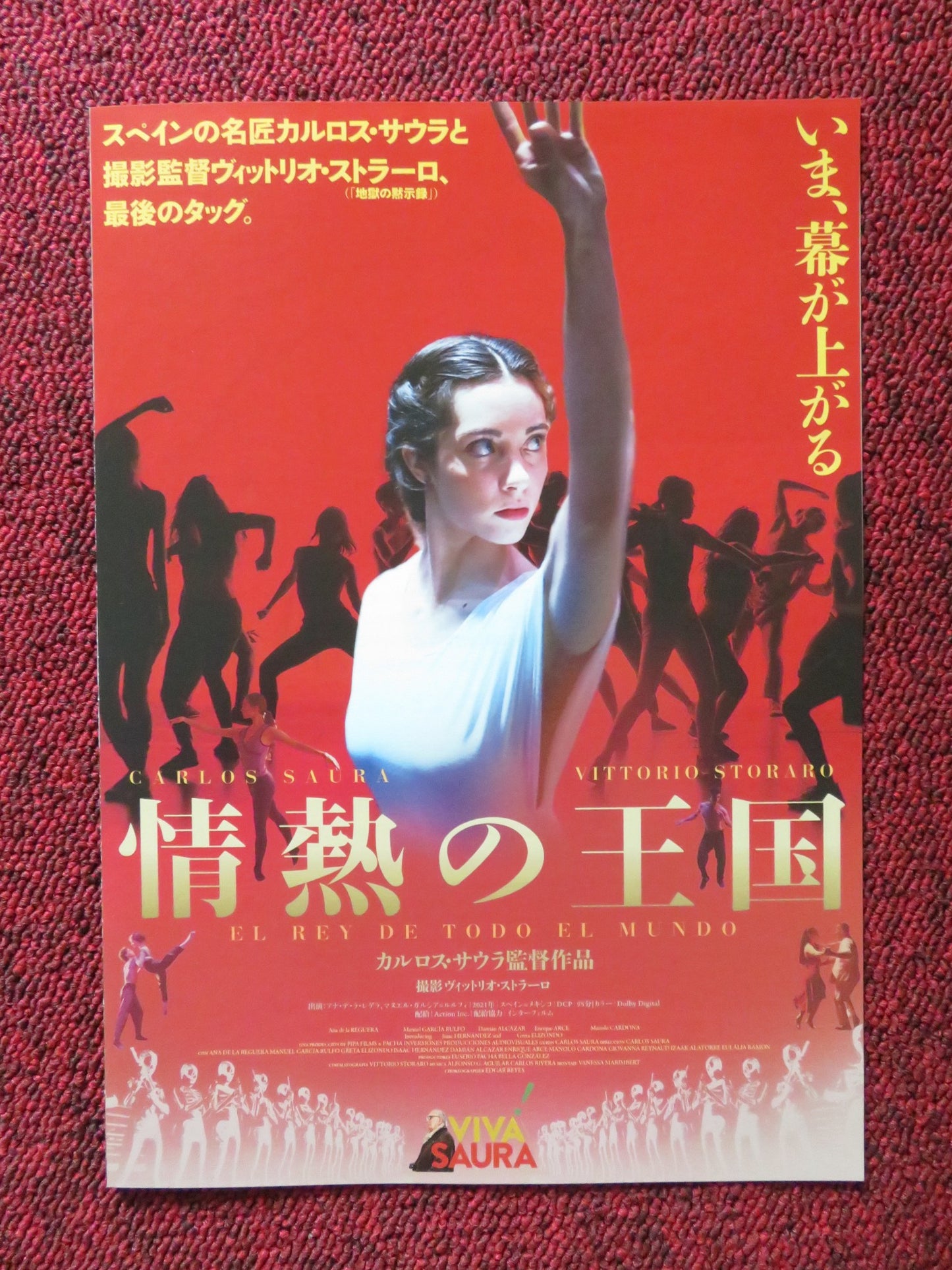 WALLS CAN TALK JAPANESE CHIRASHI (B5) POSTER CARLOS SAURA ANNA DIMITROVA 2022