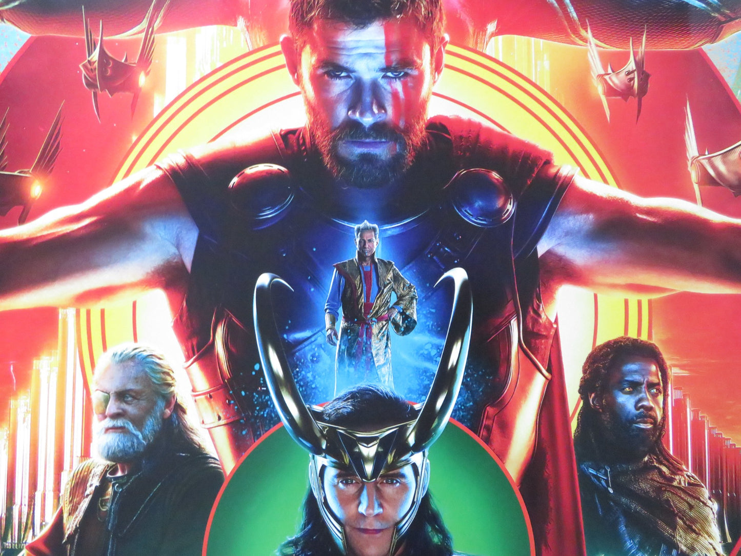 THOR: RAGNAROK UK QUAD ROLLED POSTER CHRIS HEMSWORTH TOM HIDDLESTON 2017