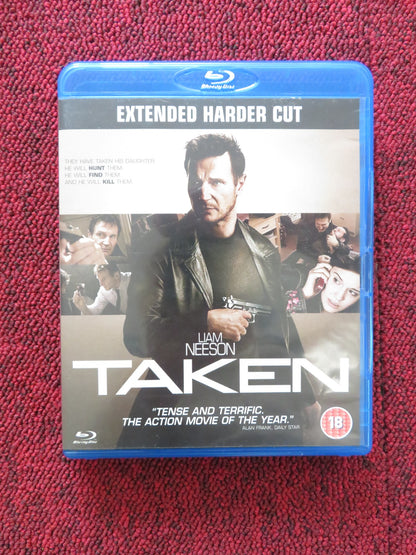 TAKEN - EXTENDED HARDER CUT (BLU-RAY) LIAM NEESON MAGGIE GRACE 2008 REGION B, C