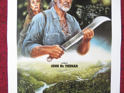 MEDICINE MAN ITALIAN LOCANDINA POSTER SEAN CONNERY LORRAINE BRACCO 1992