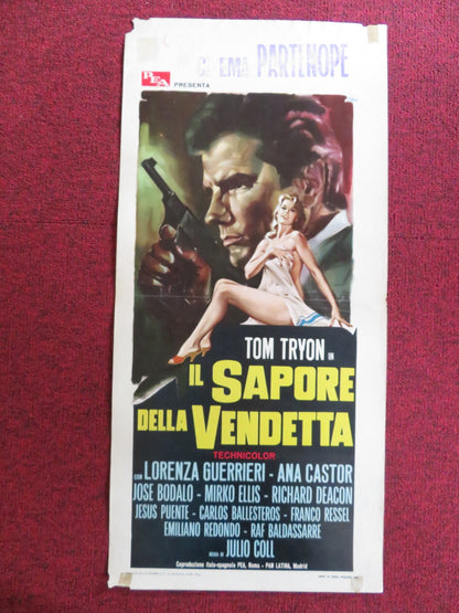 IL SAPORE DELLA VENDETTA ITALIAN LOCANDINA POSTER TOM TRYON L. GUERRIERI 1968