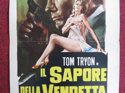 IL SAPORE DELLA VENDETTA ITALIAN LOCANDINA POSTER TOM TRYON L. GUERRIERI 1968