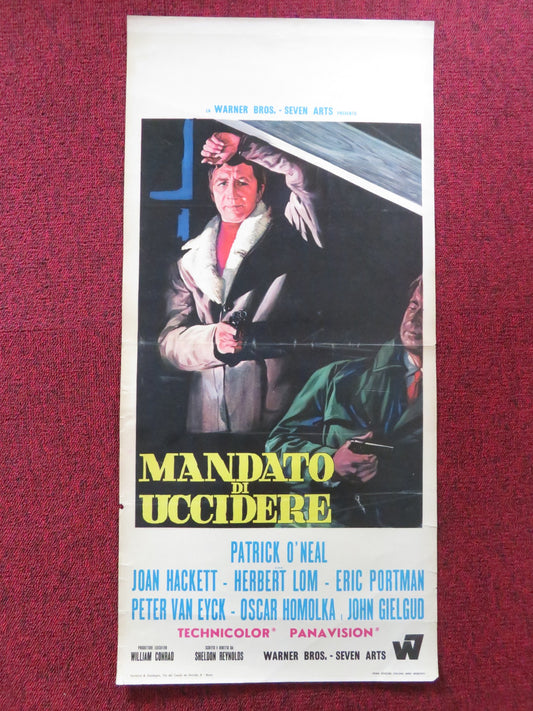 ASSIGNMENT TO KILL ITALIAN LOCANDINA POSTER PATRICK O'NEAL JOAN HACKETT 1968