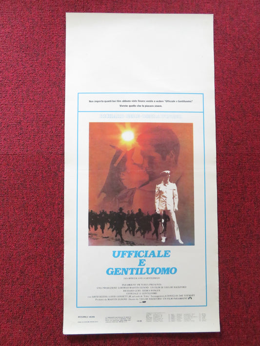 AN OFFICER AND A GENTLEMAN ITALIAN LOCANDINA POSTER RICHARD GERE D. WINGER 1983