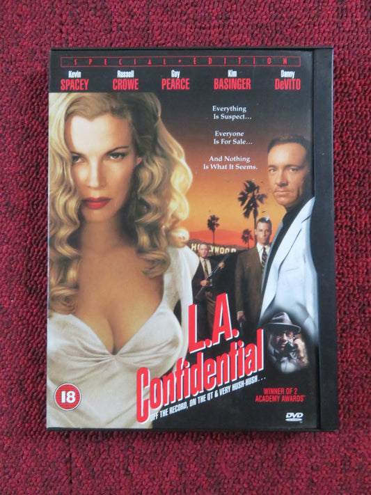 L.A. CONFIDENTIAL (DVD) KIM BASINGER KEVIN SPACEY 1997 REGION 2