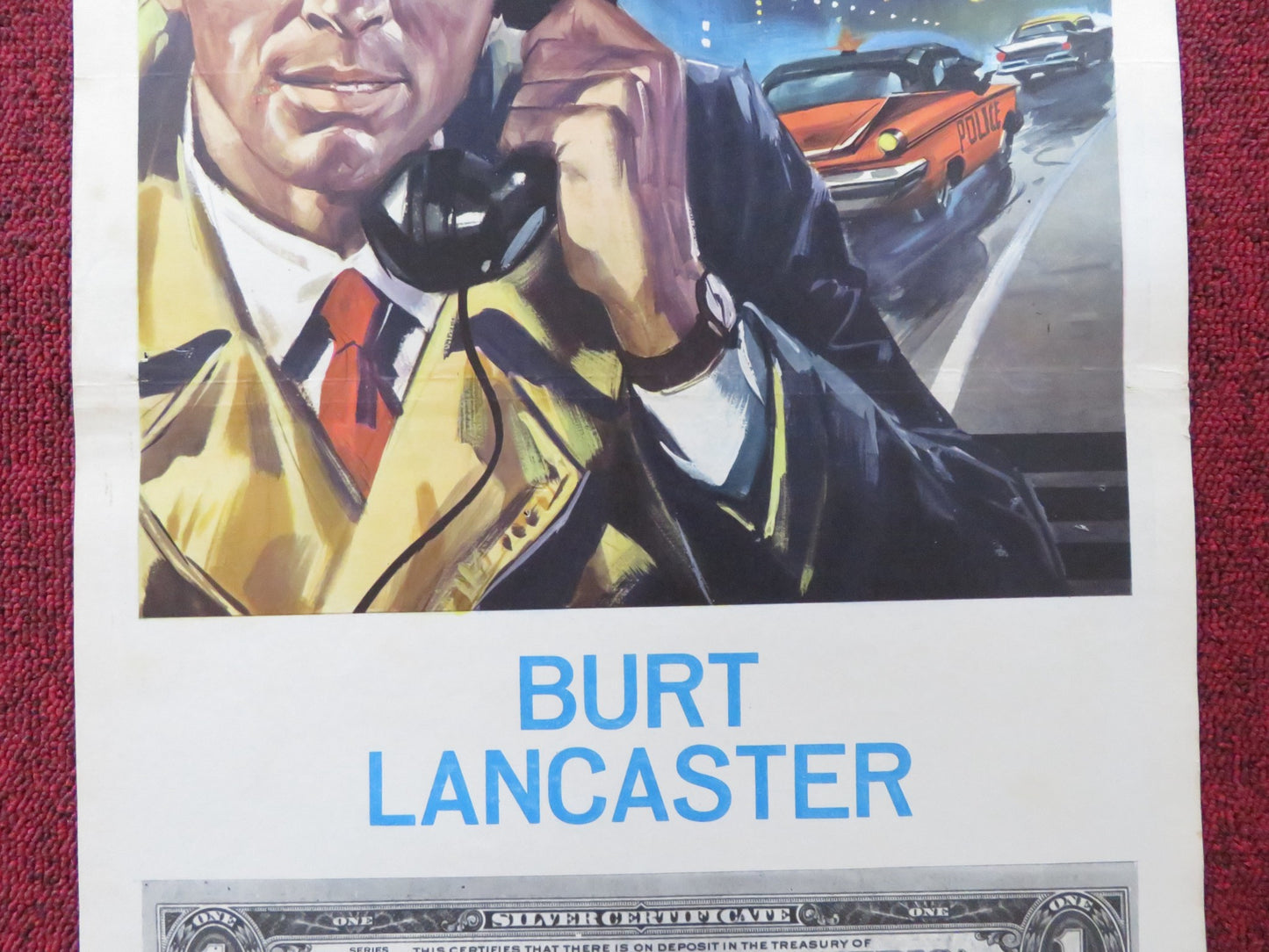 MISTER 880 ITALIAN LOCANDINA POSTER BURT LANCASTER DOROTHY MCGUIRE 1960s