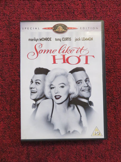 SOME LIKE IT HOT (DVD) MARILYN MONROE JACK LEMMON TONY CURTIS 1959 REGION 2