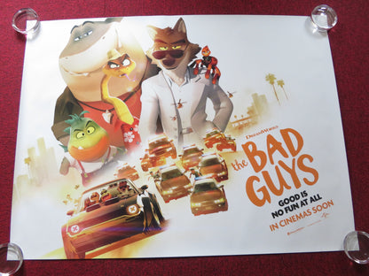 THE BAD GUYS UK QUAD ROLLED POSTER SAM ROCKWELL  MARC MARON 2022