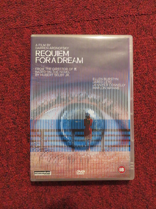 REQUIEM FOR A DREAM (DVD) JARED LETO JENNIFER CONNELLY 2000 REGION 2