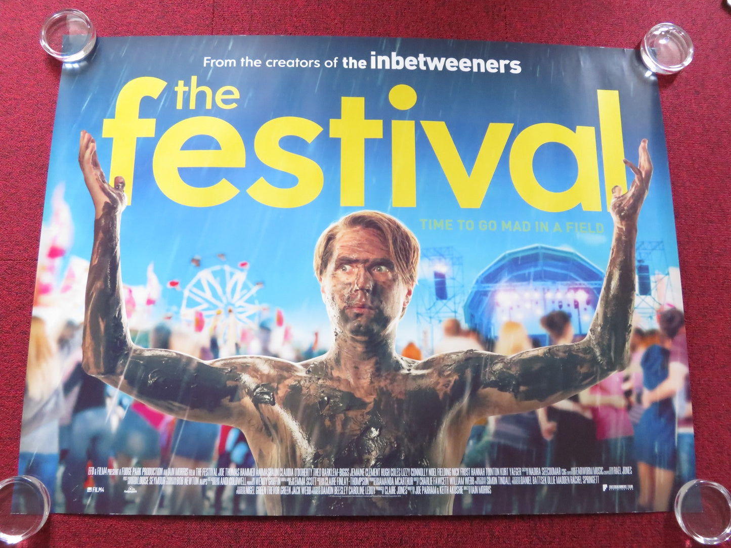 THE FESTIVAL - B UK QUAD ROLLED POSTER JOE THOMAS HANNA TOINTON 2018