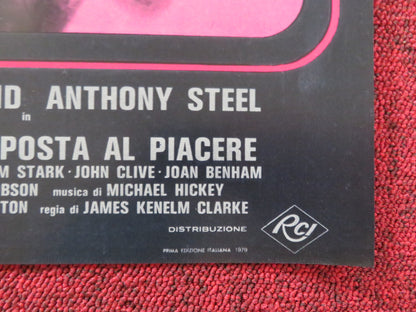 HARDCORE DISPOSTA AL PIACERE / FIONA - B ITALIAN FOTOBUSTA POSTER RICHMOND 1977