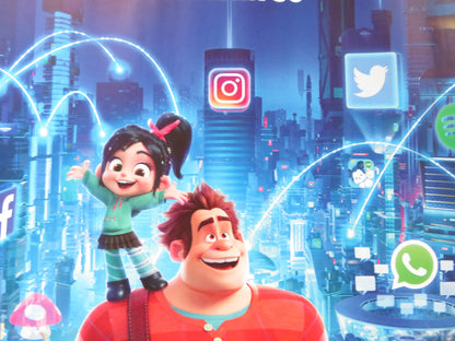 RALPH BREAKS THE INTERNET UK QUAD ROLLED POSTER JOHN C. REILLY S. SILVERMAN 2018