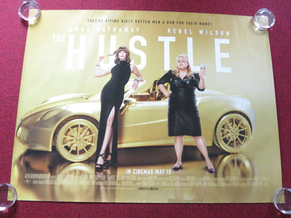 THE HUSTLE UK QUAD ROLLED POSTER REBEL WILSON ANNE HATHAWAY 2019