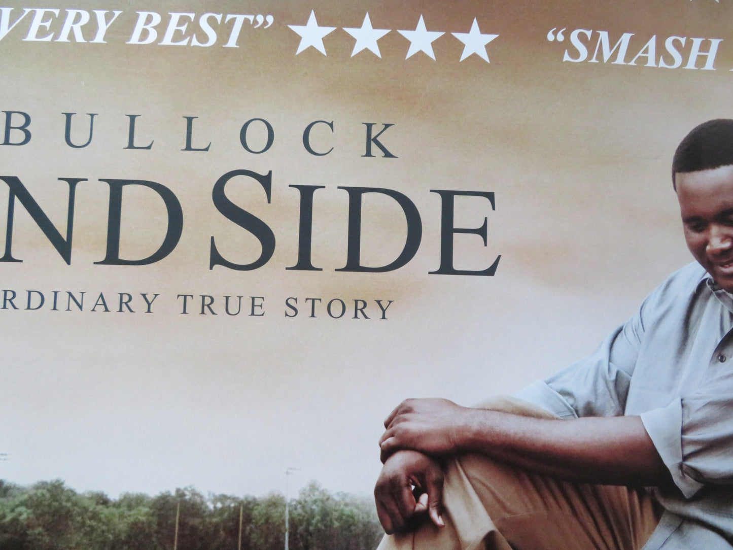 THE BLIND SIDE UK QUAD ROLLED POSTER SANDRA BULLOCK QUINTON AARON 2009