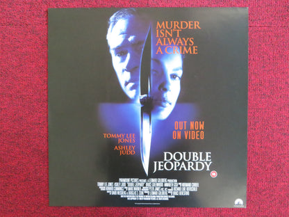 DOUBLE JEOPARDY VHS VIDEO POSTER TOMMY LEE JONES ASHLEY JUDD  2000