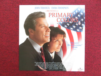 PRIMARY COLORS VHS VIDEO POSTER JOHN TRAVOLTA EMMA THOMPSON 1998