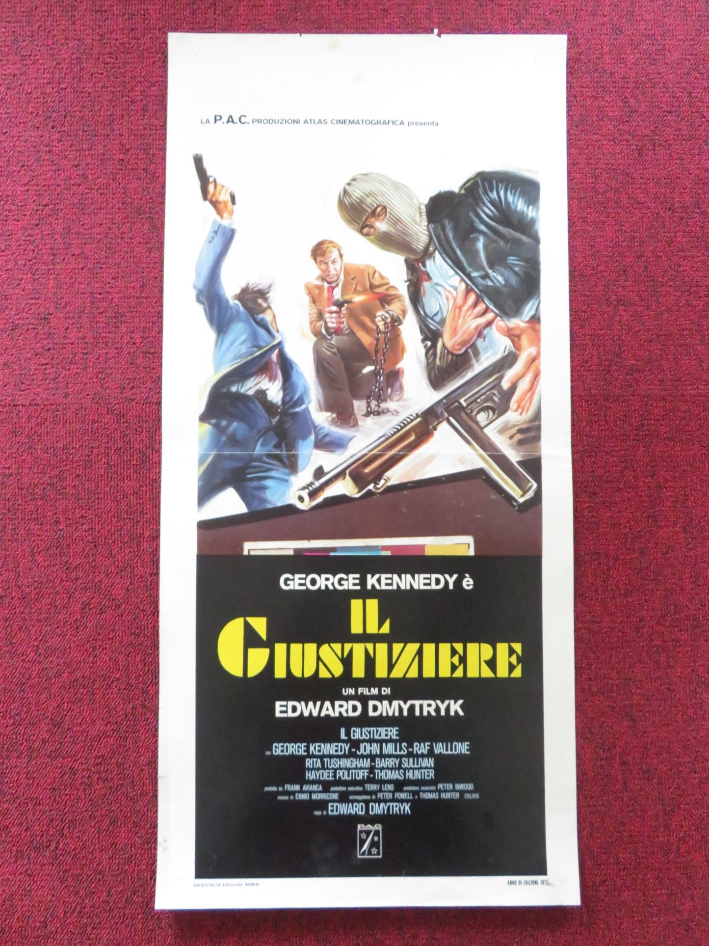 THE HUMAN FACTOR - B ITALIAN LOCANDINA POSTER GEORGE KENNEDY JOHN MILLS 1975