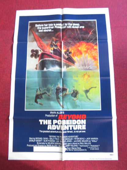 BEYOND THE POSEIDON ADVENTURE - C FOLDED US ONE SHEET POSTER MICHAEL CAINE 1979