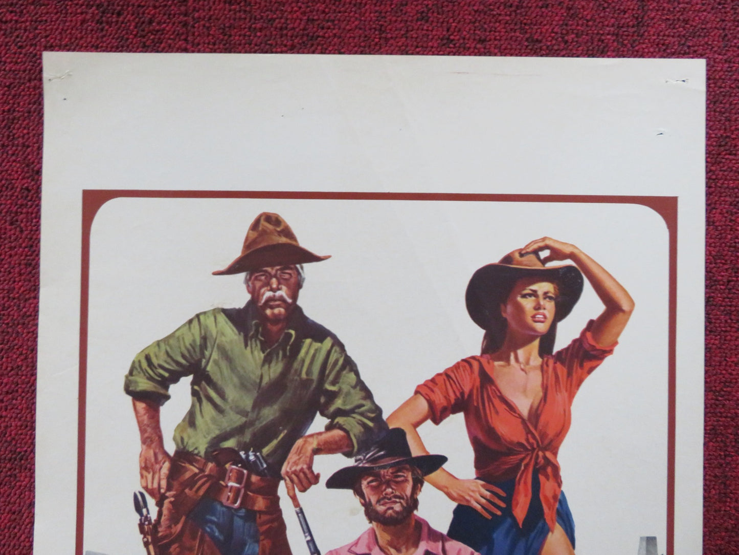 PAINT YOUR WAGON ITALIAN LOCANDINA POSTER CLINT EASTWOOD LEE MARVIN 1970