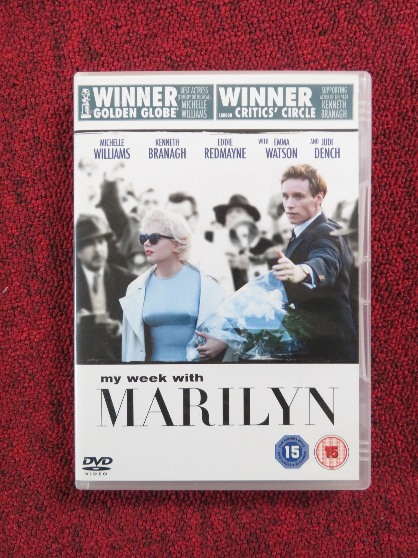 MY WEEK WITH MARILYN (DVD) MICHELLE WILLIAMS EDDIE REDMAYNE 2011 REGION 2