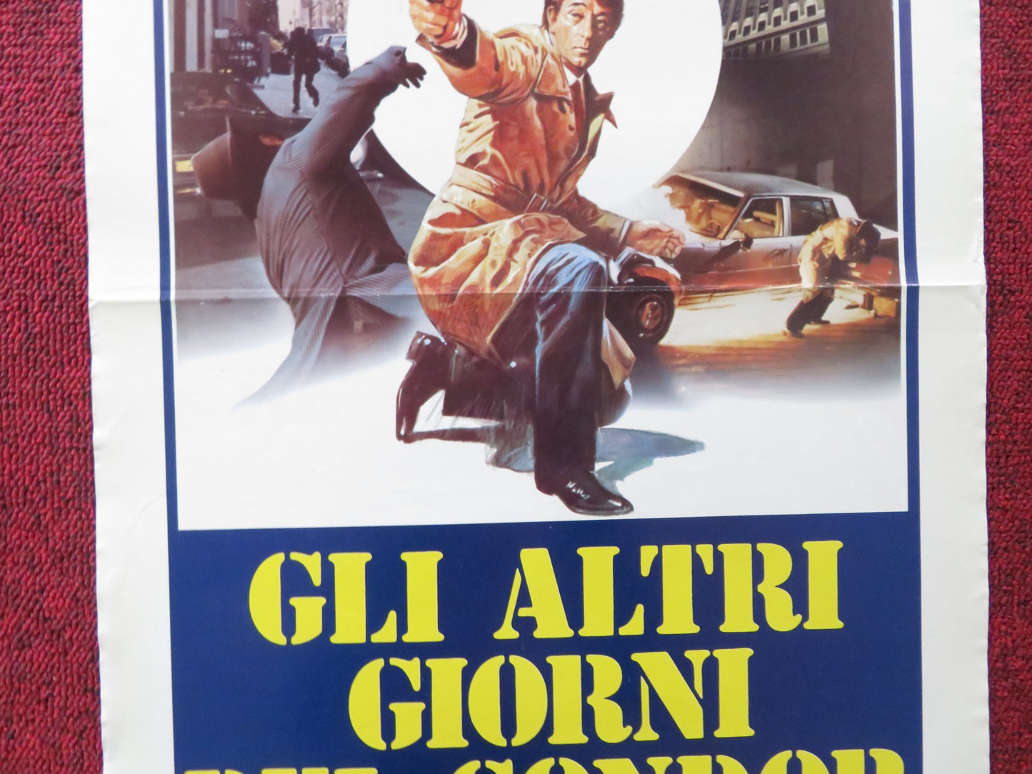 THE AGENCY ITALIAN LOCANDINA POSTER ROBERT MITCHUM LEE MAJORS 1982