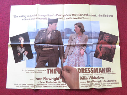 THE DRESSMAKER UK QUAD POSTER FOLDED BILLIE WHITELAW JANE HORROCKS 1988