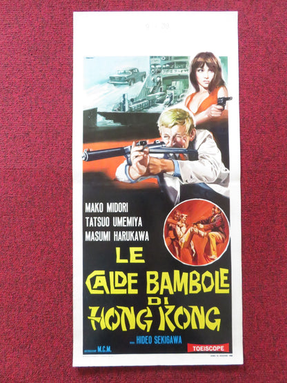 LE CLADE BAMBOLE DI HONG KONG ITALIAN LOCANDINA POSTER MAKO MIDORI 1966