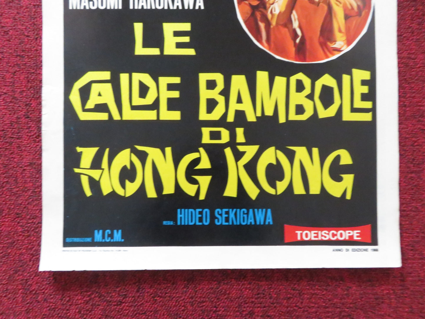 LE CLADE BAMBOLE DI HONG KONG ITALIAN LOCANDINA POSTER MAKO MIDORI 1966