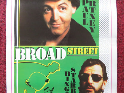 GIVE MY REGARDS TO BROAD STREET ITALIAN LOCANDINA POSTER PAUL MCCARTNEY 1987