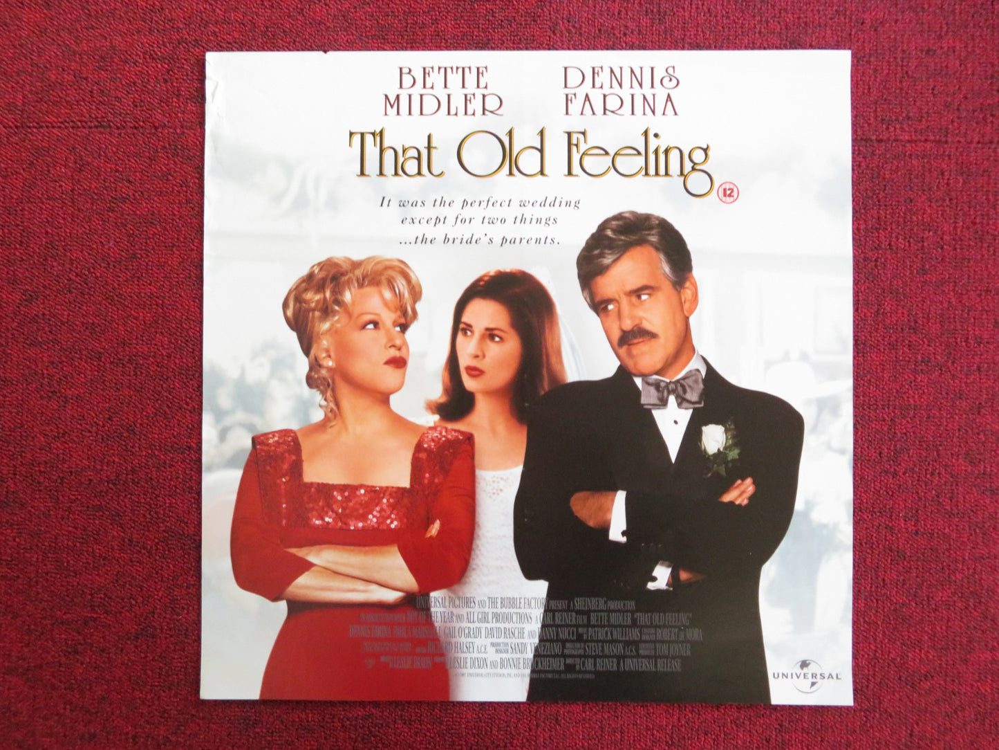 THAT OLD FEELING VHS VIDEO POSTER BETTE MIDLER DENNIS FARINA 1997