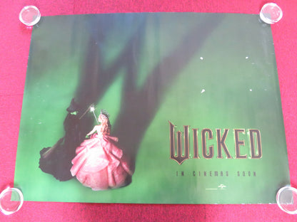 WICKED UK QUAD ROLLED POSTER ARIANA GRANDE CYNTHIA ERIVO 2024