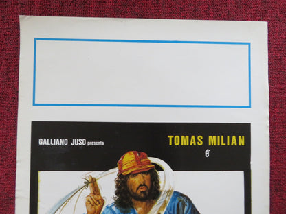 ASSASSINATION ON THE TIBER ITALIAN LOCANDINA POSTER BRUNO CORBUCCI  1979