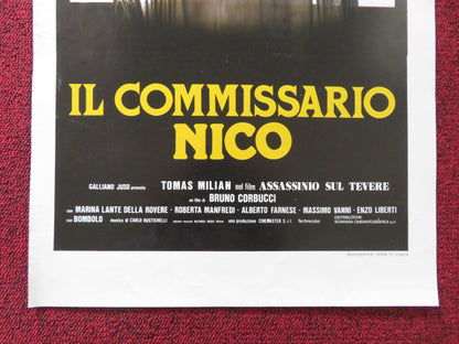 ASSASSINATION ON THE TIBER ITALIAN LOCANDINA POSTER BRUNO CORBUCCI  1979