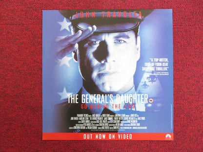 THE GENERAL'S DAUGHTER VHS VIDEO POSTER JOHN TRAVOLTA MADELEINE STOWE 1999