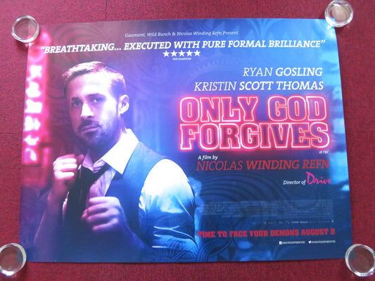 ONLY GOD FORGIVES UK QUAD ROLLED POSTER RYAN GOSLING KRISTIN SCOTT THOMAS 2013