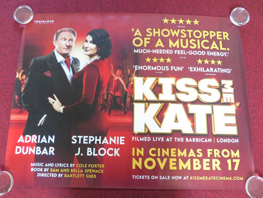 KISS ME, KATE: THE MUSICAL UK QUAD ROLLED POSTER ADRIAN DUNBAR 2024