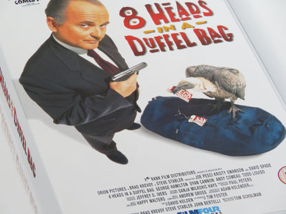 8 HEADS IN A DUFFEL BAG VHS VIDEO POSTER JOE PESCI KRISTY SWANSON 1997