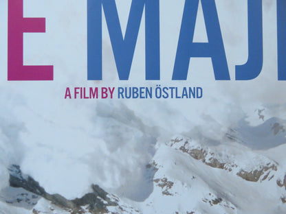 FORCE MAJEURE UK QUAD ROLLED POSTER JOHANNES KUHNKE LISA LOVEN KONGSLI 2014