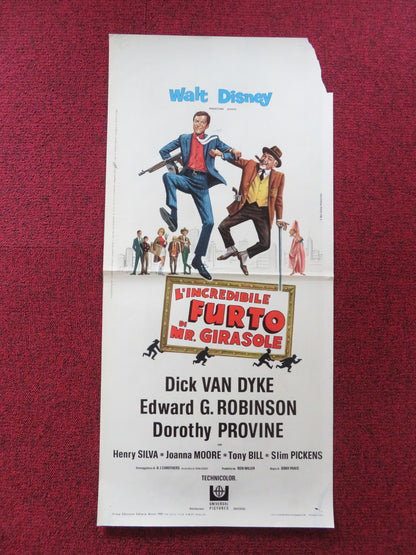 NEVER A DULL MOMENT ITALIAN LOCANDINA POSTER DISNEY DICK VAN DYKE 1969