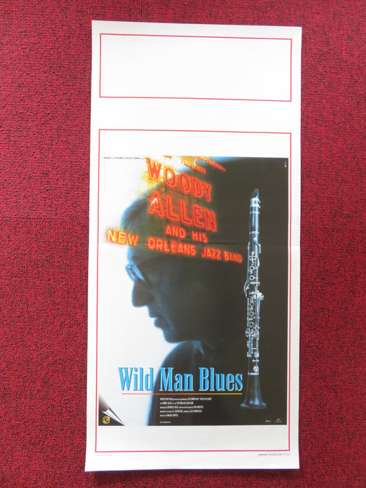 WILD MAN BLUES ITALIAN LOCANDINA POSTER WOODY ALLEN SOON-YI PREVIN 1998
