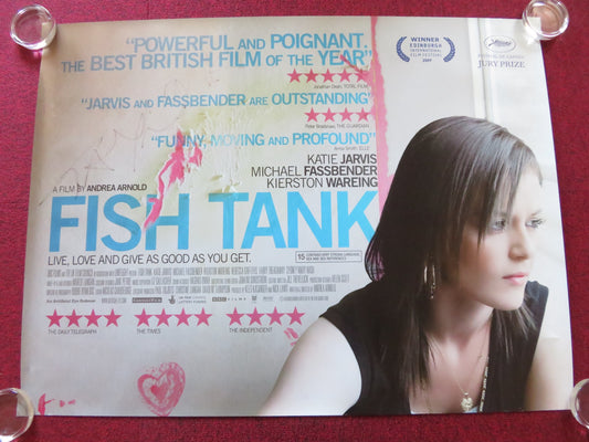 FISH TANK UK QUAD ROLLED POSTER KATIE JARVIS MICHAEL FASSBENDER 2009