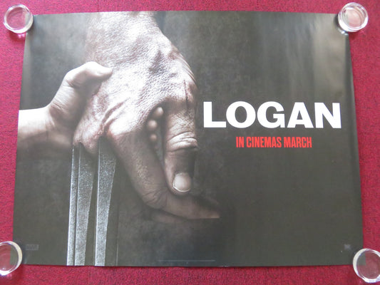 LOGAN UK QUAD ROLLED POSTER HUGH JACKMAN PATRICK STEWART 2017