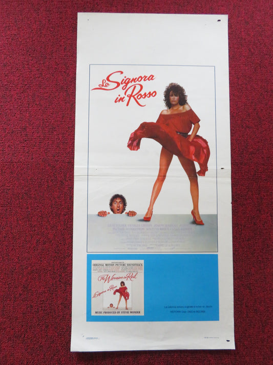 THE WOMAN IN RED ITALIAN LOCANDINA POSTER GENE WILDER KELLY LE BROCK 1984