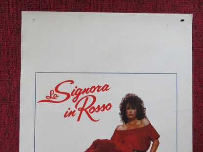 THE WOMAN IN RED ITALIAN LOCANDINA POSTER GENE WILDER KELLY LE BROCK 1984