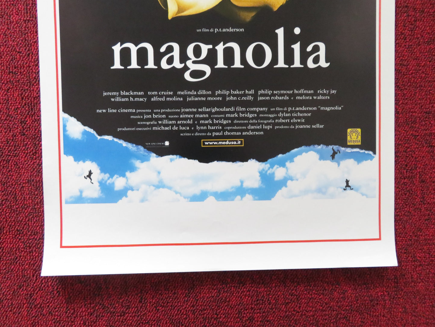 MAGNOLIA ITALIAN LOCANDINA POSTER TOM CRUISE PHILIP SEYMOUR HOFFMAN 1999