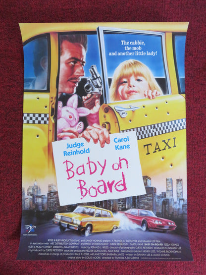 BABY ON BOARD VHS VIDEO POSTER JUDGE REINHOLD CAROL KANE 1993